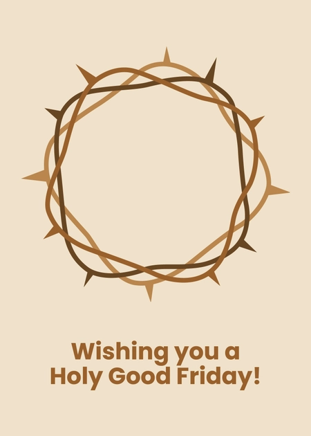 Good Friday Greeting Card
