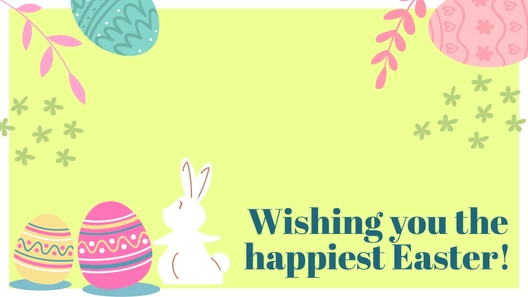 Easter Greeting Card Background