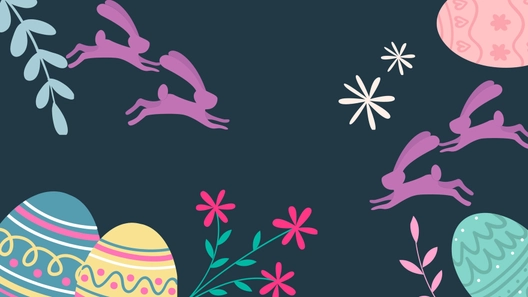 Easter Dark Background