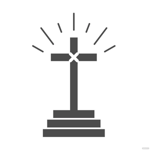 Free Good Friday Sign Vector