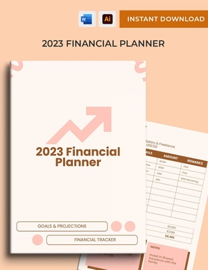 2023 Financial Planner Template