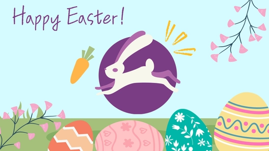 Easter Light Background