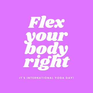 International Yoga Day Instagram Post