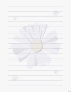 Blank Notebook Paper Template