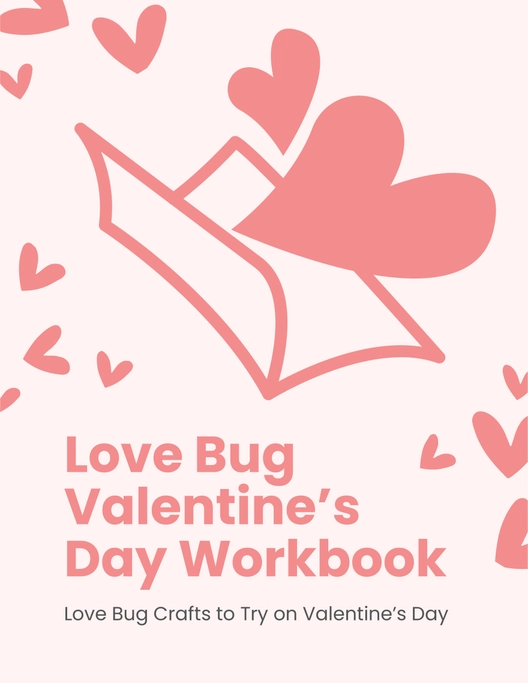 Love Bug Valentine's Day Workbook Template