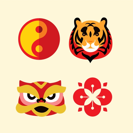 Chinese New Year Logo Clipart