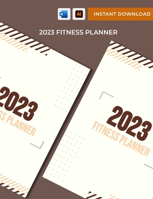 2023 Fitness Planner Template