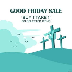 Good Friday Promotion Vector