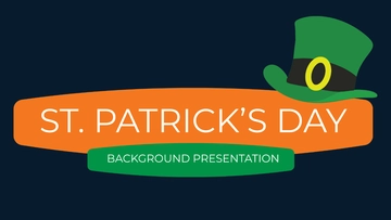 Free St. Patrick's Day Background Presentation Template to Edit Online