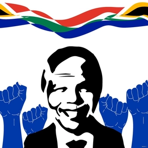 Nelson Mandela International Day Cartoon Vector
