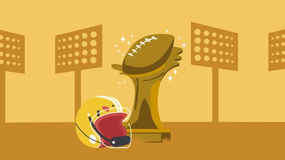 Super Bowl Gold Background