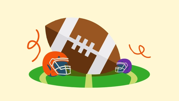 Super Bowl Light Background