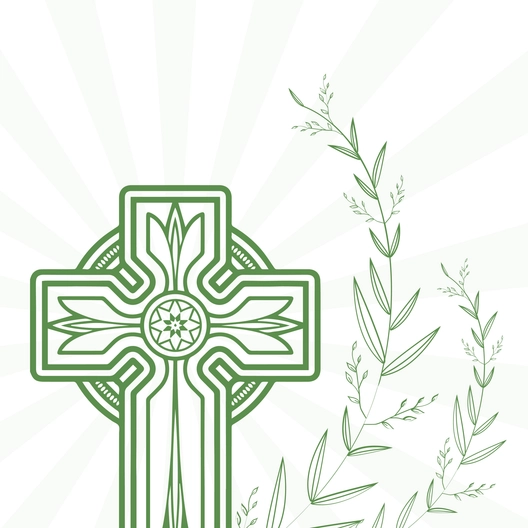 Ash Wednesday Cartoon Vector