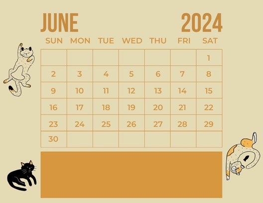 Blank June 2024 Calendar Blank June 2024 Calendar