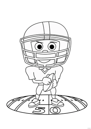 Kids Super Bowl Drawing