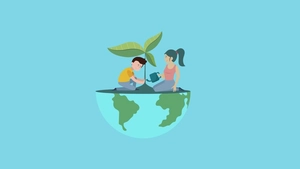 World Environment Day Vector Background