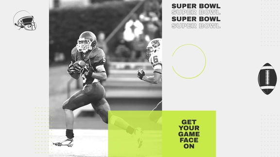 Super Bowl White Background