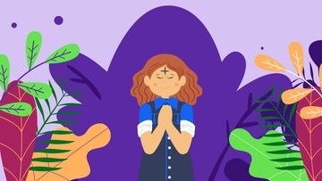 Free Ash Wednesday Clipart Background Template to Edit Online