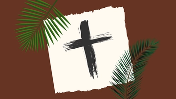 Free Ash Wednesday Photo Background Template to Edit Online