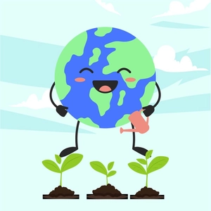 Earth Hour Cartoon Clipart