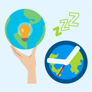 Earth Hour Design Clipart