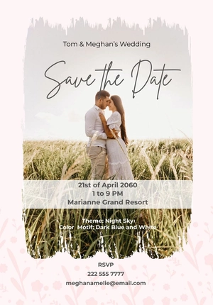Photo Save The Date Template