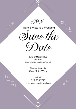 Save The Date Text Invitation Template