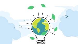 Earth Hour White Background