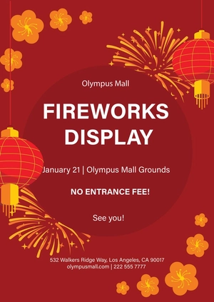 Chinese New Year Event Flyer