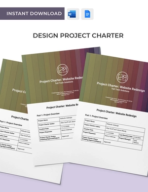 Design Project Charter Template