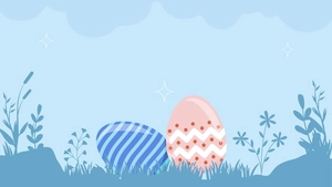 Easter Vector Background