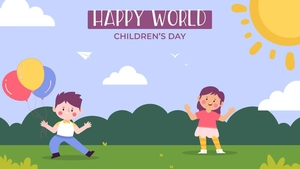 Children's Day Banner Background