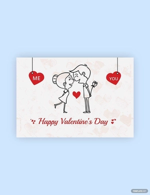 Elegant Valentine's Day Greeting Template