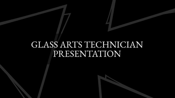Free Glass Arts Technician Presentation Template to Edit Online