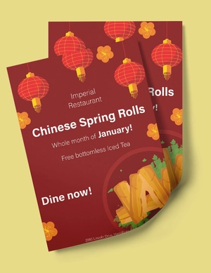 Happy Chinese New Year Flyer