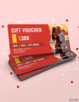 Valentine's Day Voucher Template