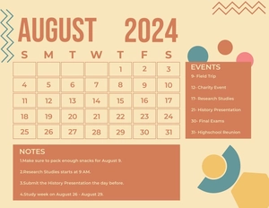 August 2024 Calendar