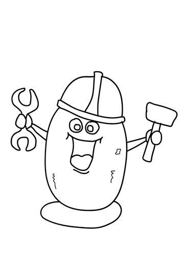 Free May Day Cartoon Drawing Template to Edit Online