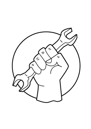 Easy May Day Drawing