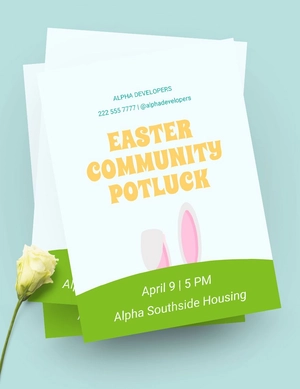 Easter Event Flyer