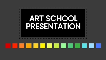 Free Art School Presentation Template to Edit Online