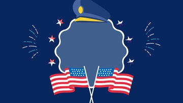 Free Patriots' Day Dark Background Template to Edit Online