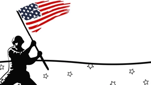 Patriots' Day Drawing Background