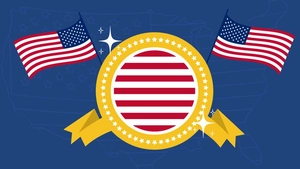 Patriots' Day Gold Background
