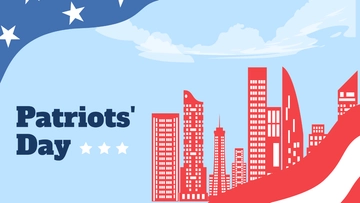Free Patriots' Day High resolution Background Template to Edit Online
