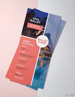 Event Rack Card Template
