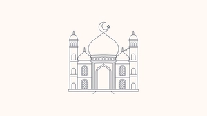 Al Isra' wal Miraj Drawing Background