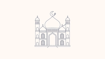 Free Al Isra' wal Miraj Drawing Background Template to Edit Online