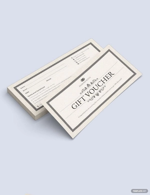 Vintage Voucher Template