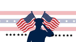 Patriots' Day White Background